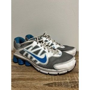 Womens Nike Shox Qualify 2 442115-616 Blue Running Shoes Sneakers Size 7.5